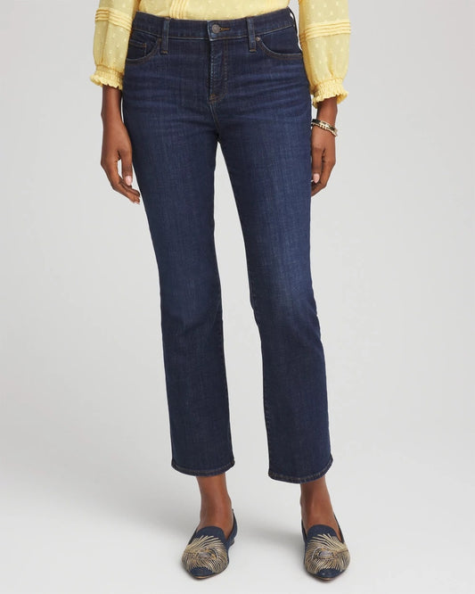 Chico's Girlfriend Cropped Flared Jeans