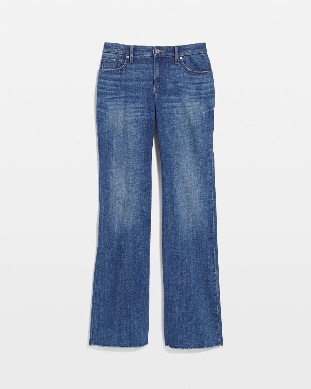 Chico's Girlfriend Frayed Flared Jeans