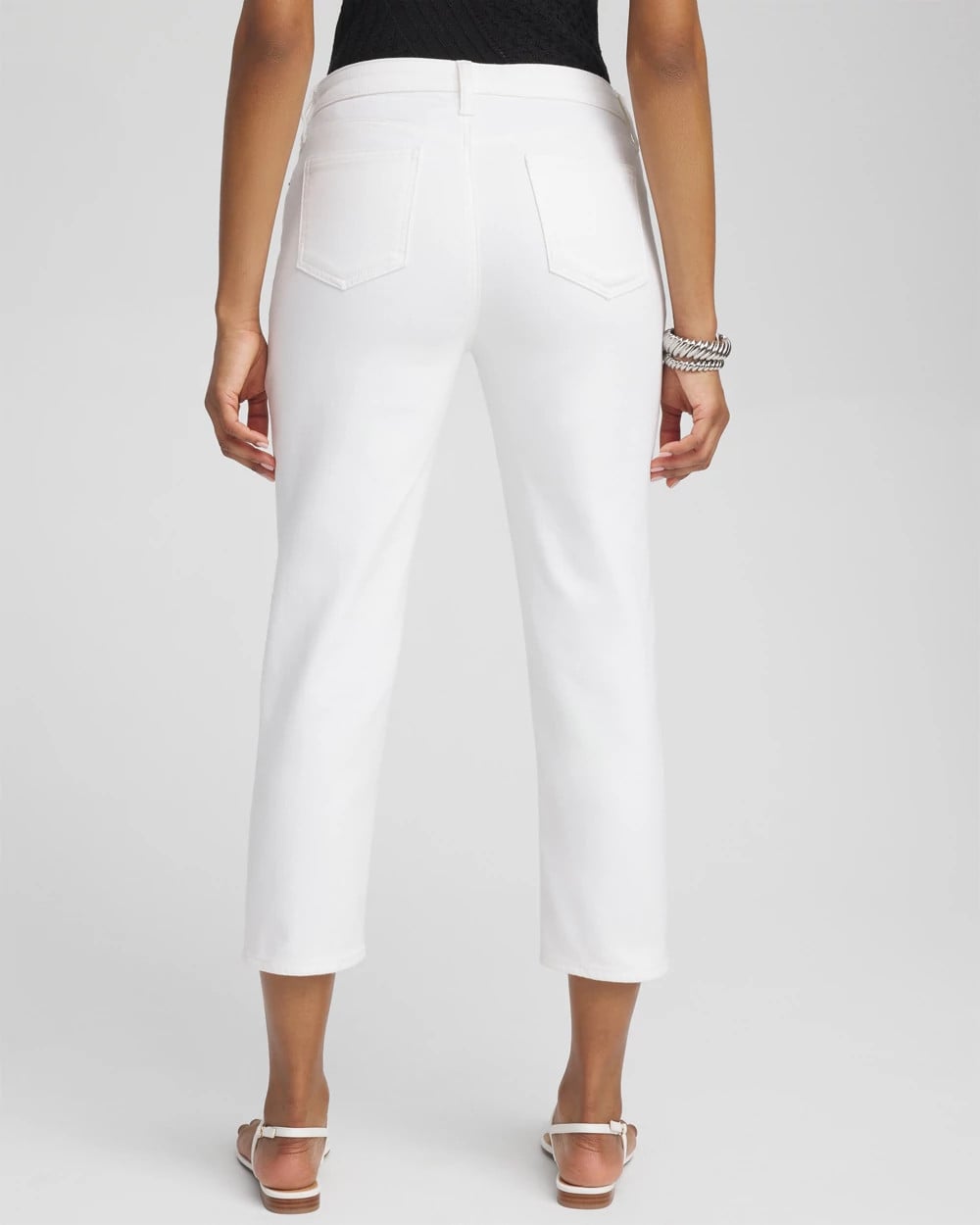 Chico's No Stain Girlfriend Cropped Jeans