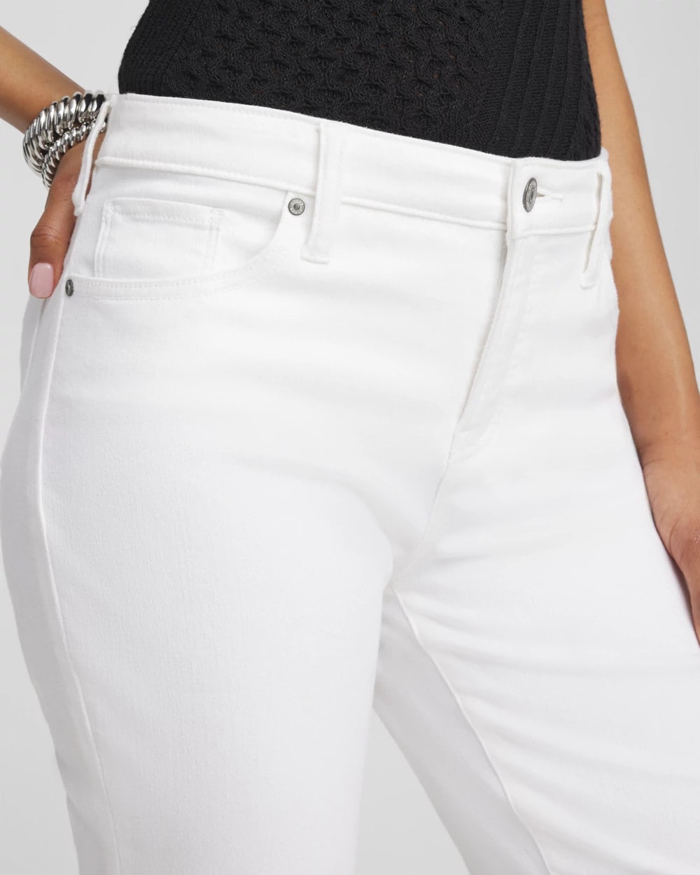 Chico's No Stain Girlfriend Cropped Jeans