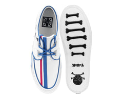 T.U.K. Shoes A3480 White TUKSkin Racing Creeper Sneaker