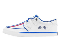 T.U.K. Shoes A3480 White TUKSkin Racing Creeper Sneaker