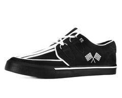 T.U.K. Shoes A3479 Black Suede Racing Creeper Sneaker