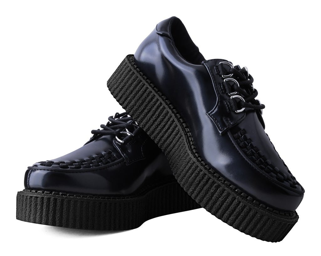 T.U.K. Shoes T2321 Black Oil Haze Anarchic Creeper