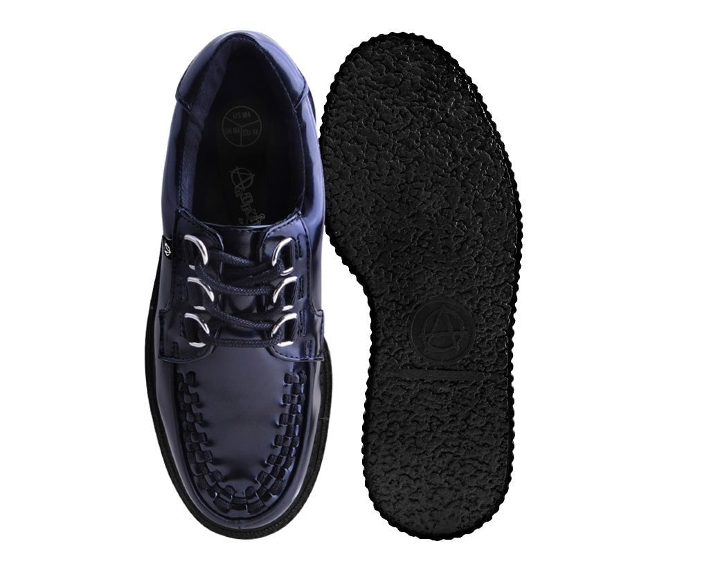 T.U.K. Shoes T2321 Black Oil Haze Anarchic Creeper