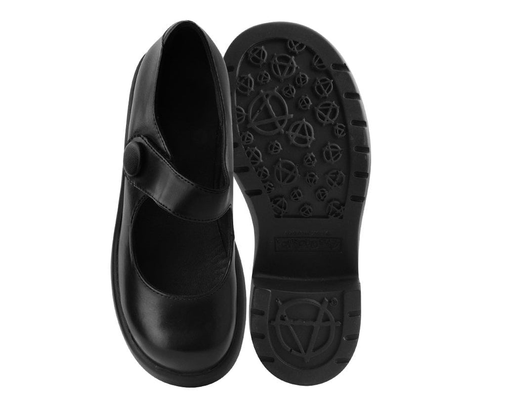 T.U.K. Shoes T2302L Black Bubble Anarchic Mary Jane Platform