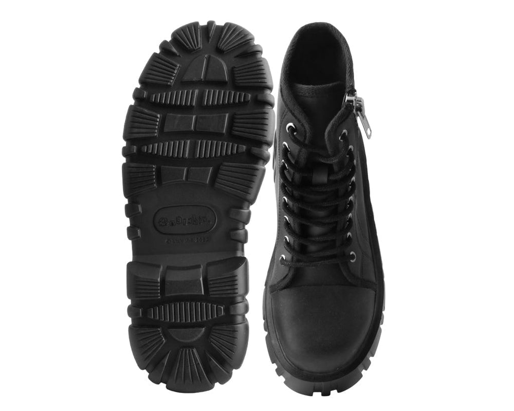 T.U.K. Shoes T2331 Black 8-Eye Anarchic Airship Boot