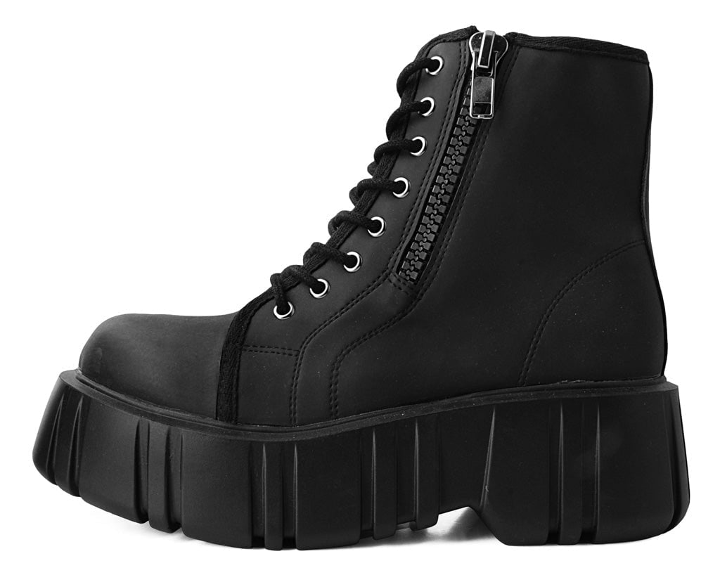 T.U.K. Shoes T2331 Black 8-Eye Anarchic Airship Boot