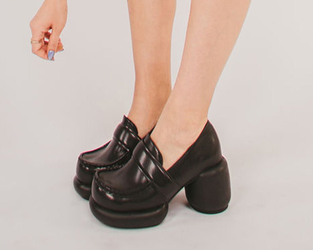T.U.K. Shoes T2316L Black Bubble II Anarchic Loafer
