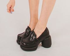 T.U.K. Shoes T2316L Black Bubble II Anarchic Loafer