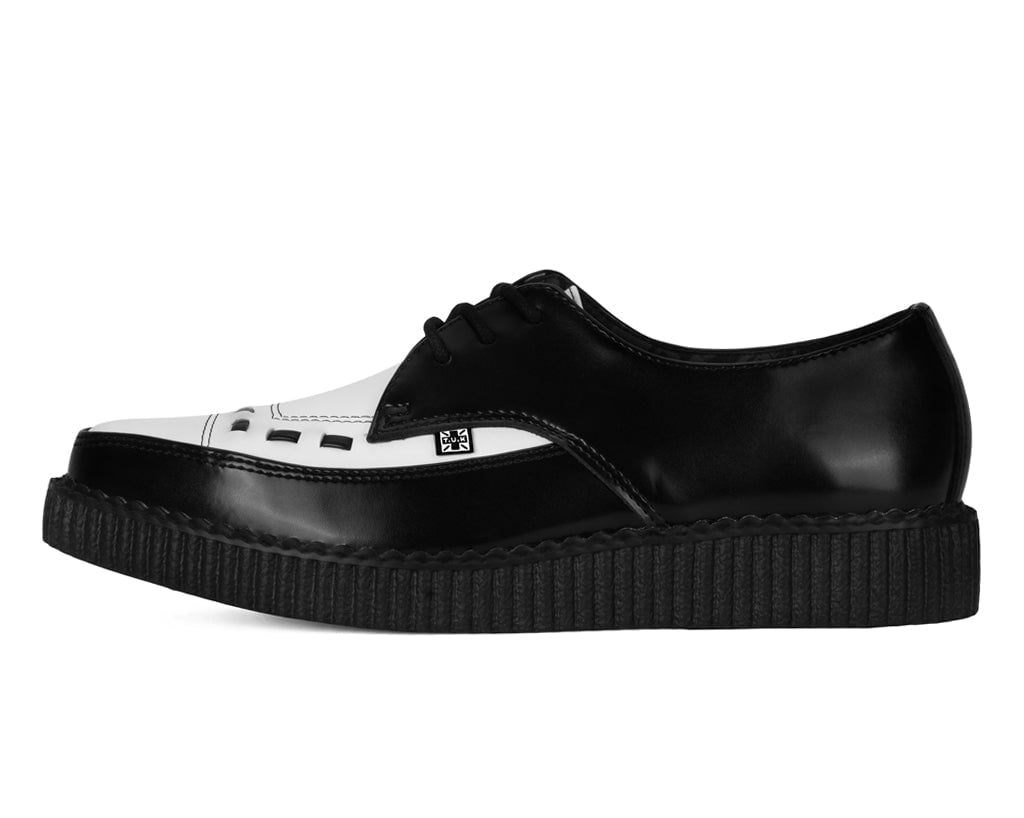 T.U.K. Shoes A8140 Two-tone Pointed Creepers