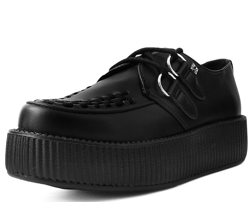 T.U.K. Shoes V9493 Black TUKskin™ Viva Mondo Creeper