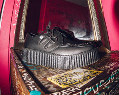 T.U.K. Shoes V9493 Black TUKskin™ Viva Mondo Creeper