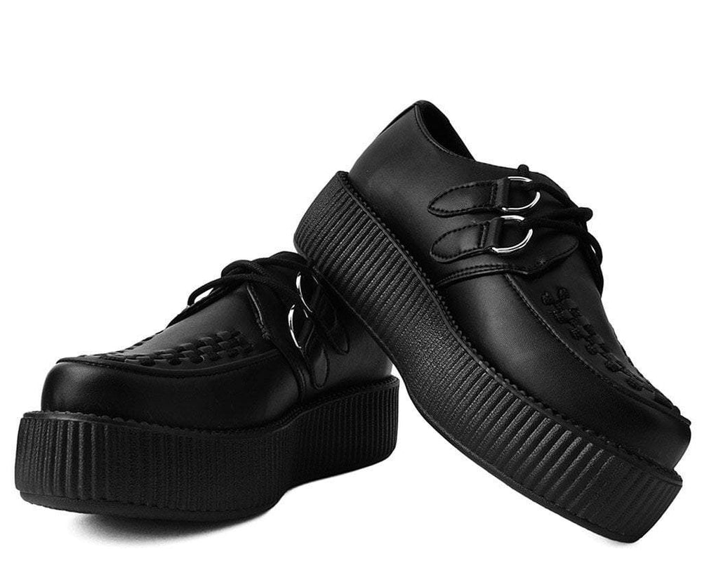 T.U.K. Shoes V9493 Black TUKskin™ Viva Mondo Creeper