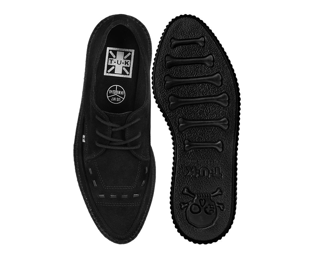 T.U.K. Shoes A8138 Suede Pointed Creepers