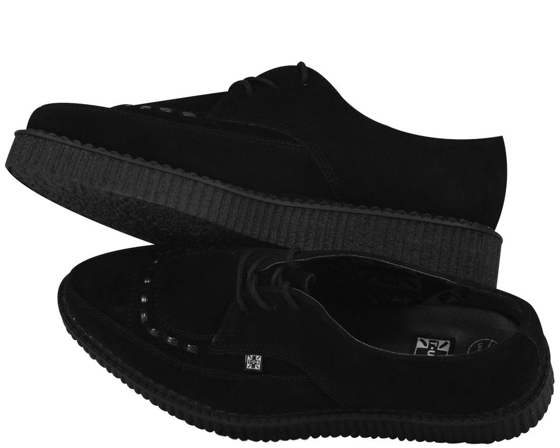 T.U.K. Shoes A8138 Suede Pointed Creepers