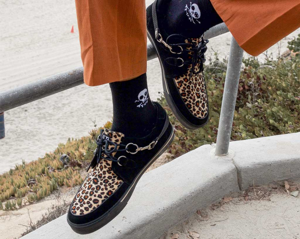 T.U.K. Shoes A6142 Leopard Sneakers