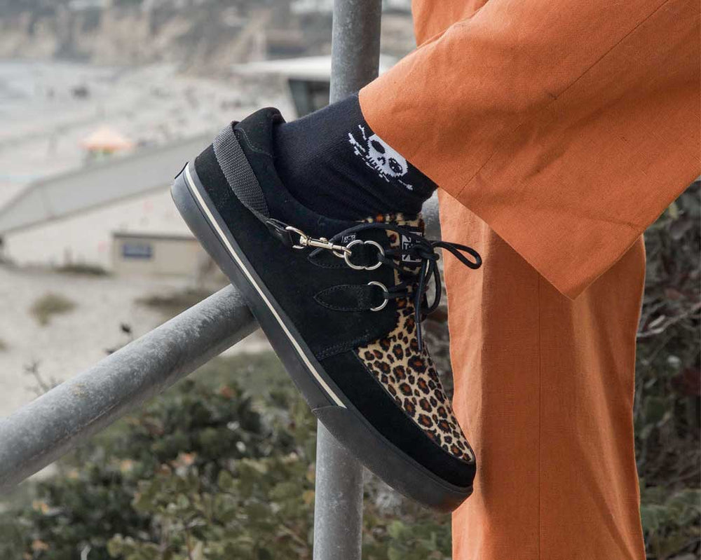 T.U.K. Shoes A6142 Leopard Sneakers