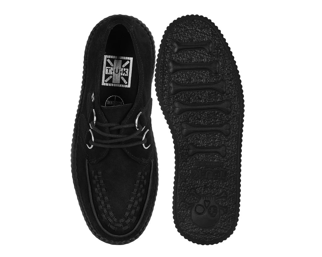 T.U.K. Shoes V7757 Black Suede Viva Mondo Creepers