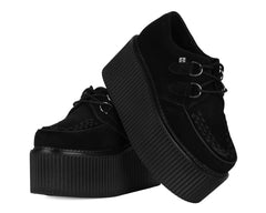 T.U.K. Shoes S9789 Black Suede Classic Stratocreeper