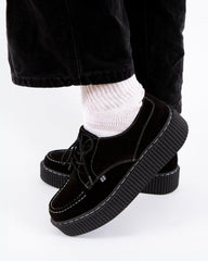 T.U.K. Shoes G3392 Black Suede Vintage Mondo Creeper