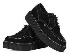 T.U.K. Shoes G3392 Black Suede Vintage Mondo Creeper