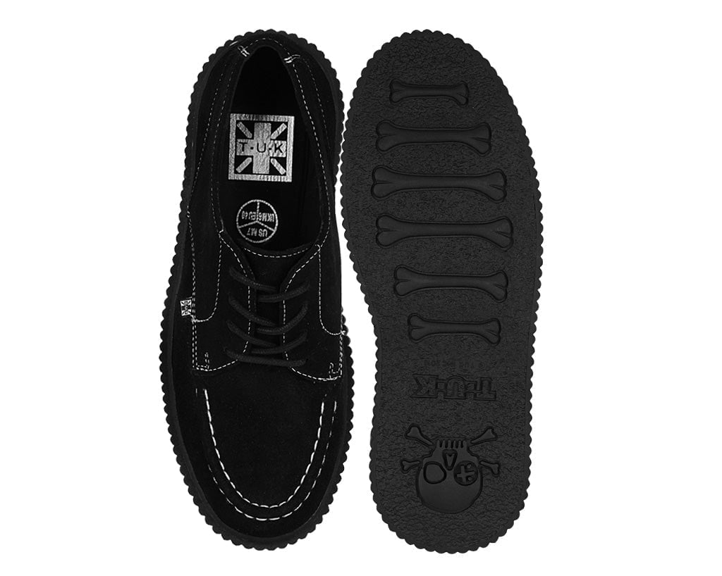 T.U.K. Shoes G3392 Black Suede Vintage Mondo Creeper