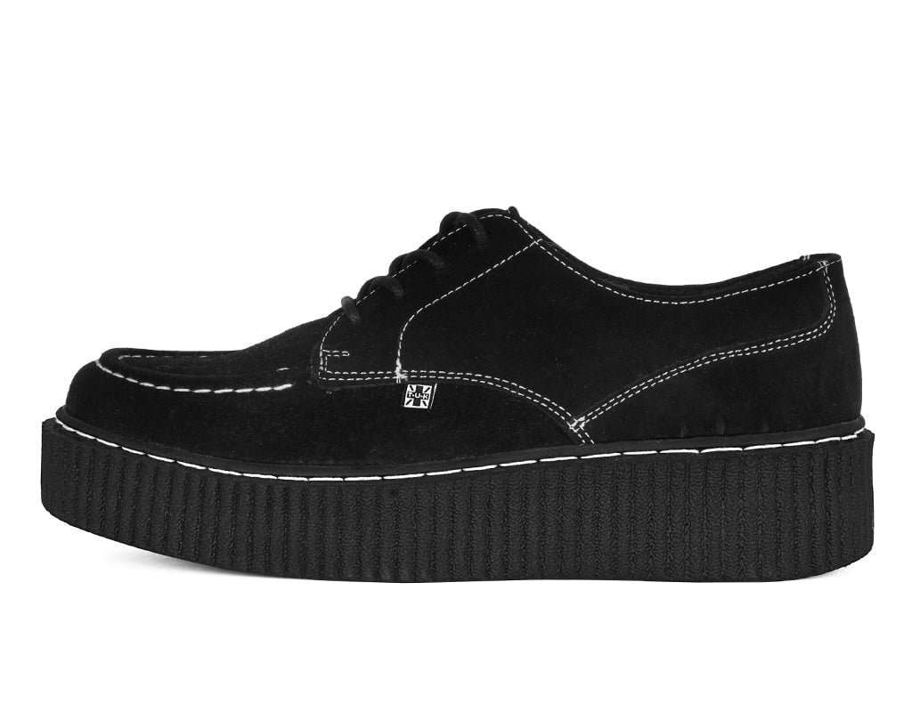 T.U.K. Shoes G3392 Black Suede Vintage Mondo Creeper