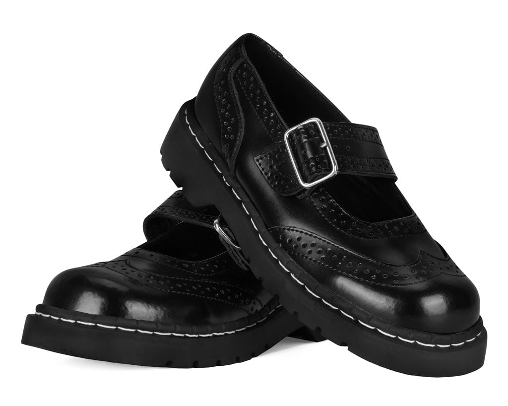 T.U.K. Shoes T1002 Brogue Mary Janes