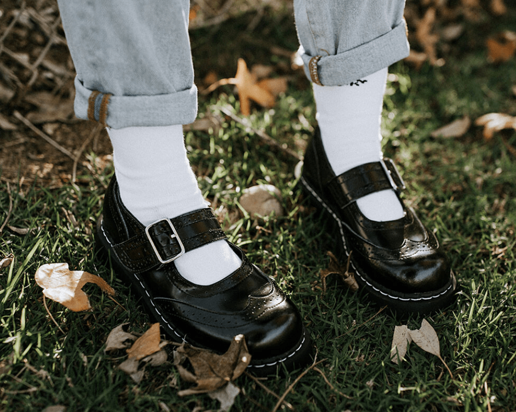 T.U.K. Shoes T1002 Brogue Mary Janes