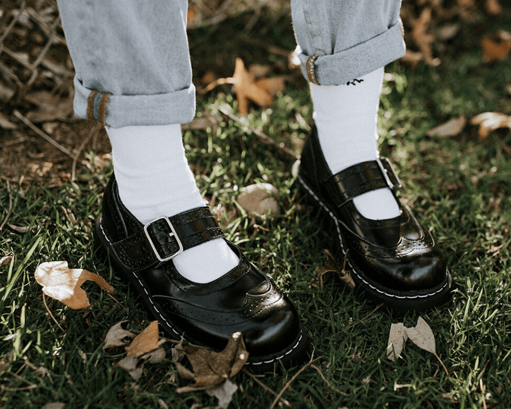 T.U.K. Shoes T1002 Brogue Mary Janes