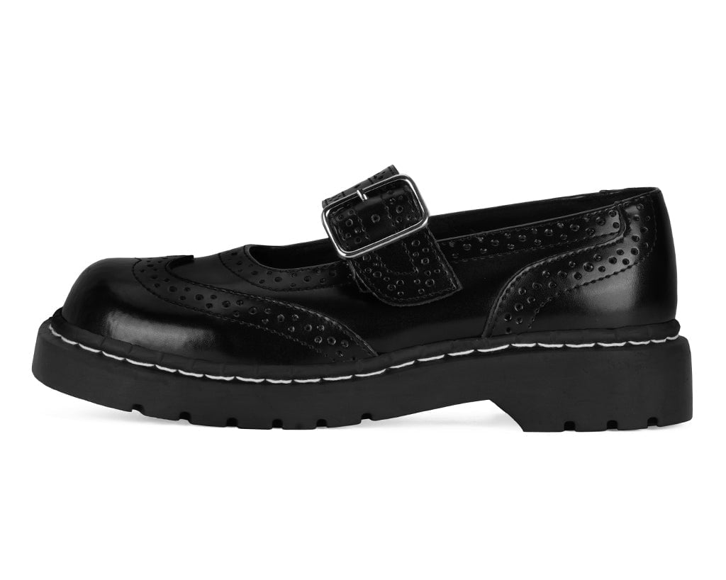 T.U.K. Shoes T1002 Brogue Mary Janes