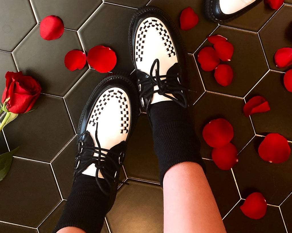 T.U.K. Shoes V6804 Classic Two-Tone Viva Mondo Creepers