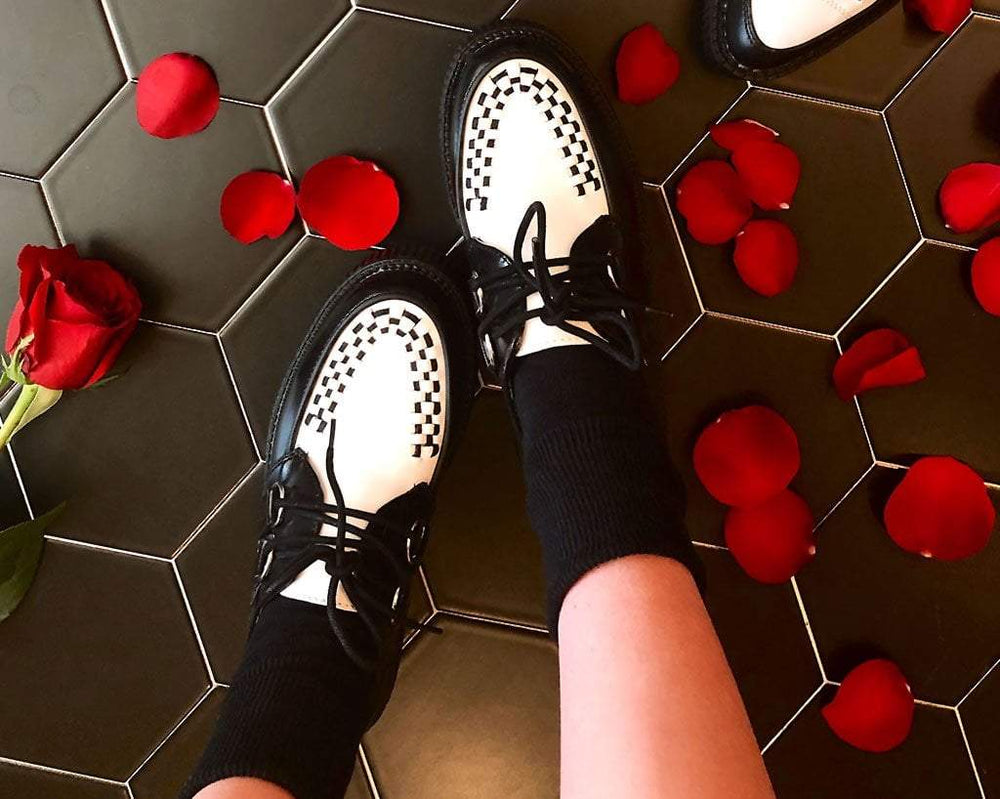 T.U.K. Shoes V6804 Classic Two-Tone Viva Mondo Creepers