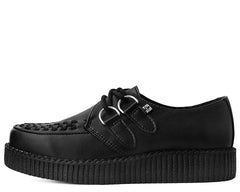 T.U.K. Shoes F9321 Black TUKskin™ Viva Low Creeper