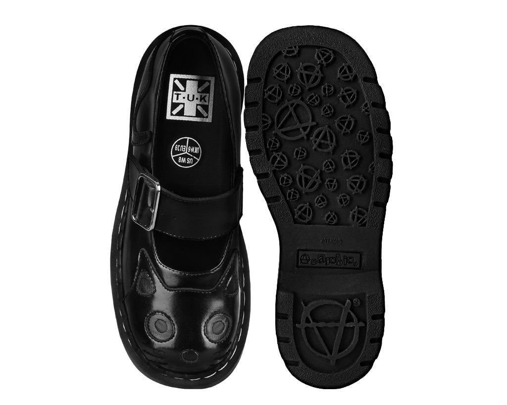 T.U.K. Shoes T2361 Black Out Kitty Mary Jane