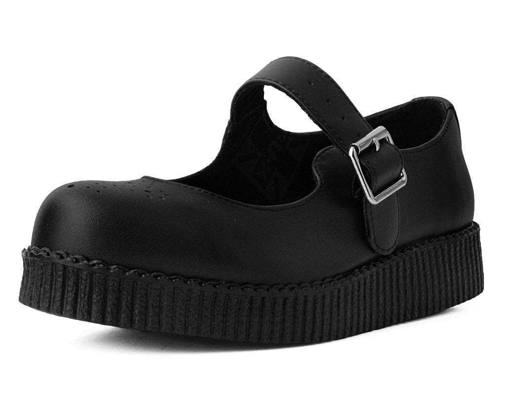 T.U.K. Shoes Black TUKskin™ Viva Low Mary Jane