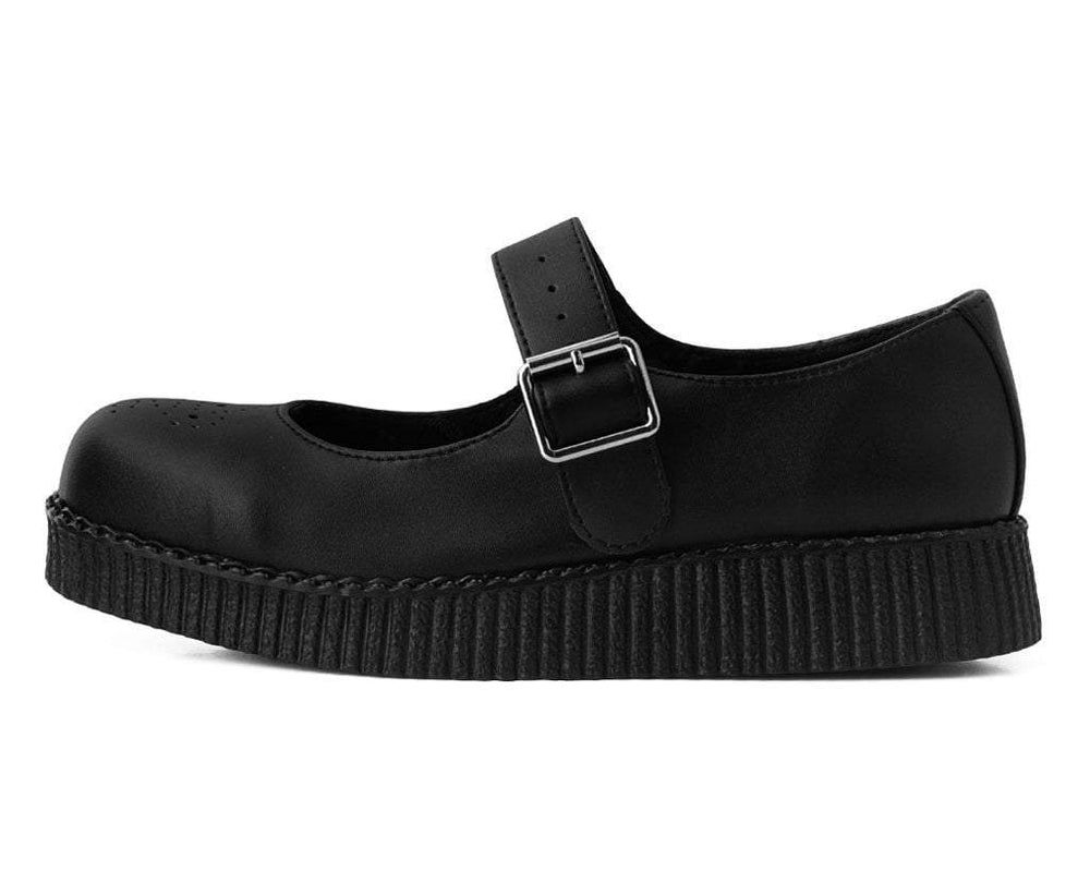 T.U.K. Shoes Black TUKskin™ Viva Low Mary Jane