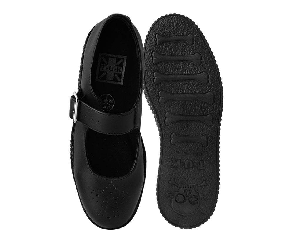 T.U.K. Shoes Black TUKskin™ Viva Low Mary Jane