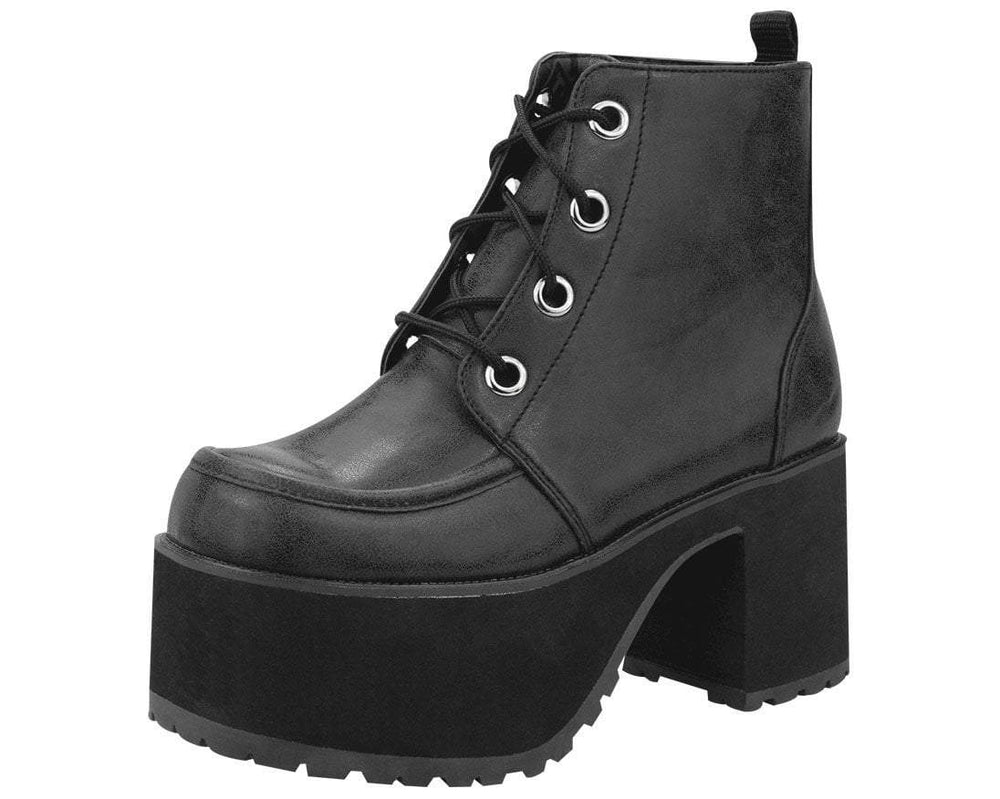 T.U.K. Shoes A8663L Distressed Ankle Nosebleed Boot
