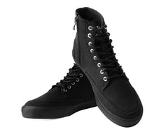 T.U.K. Shoes A3093 Black Canvas 8-Eye Sneaker Boot