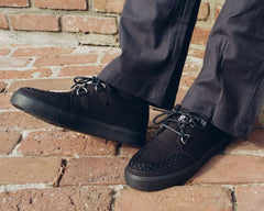 T.U.K. Shoes A3226 Black Basic Twill Interlace Sneaker