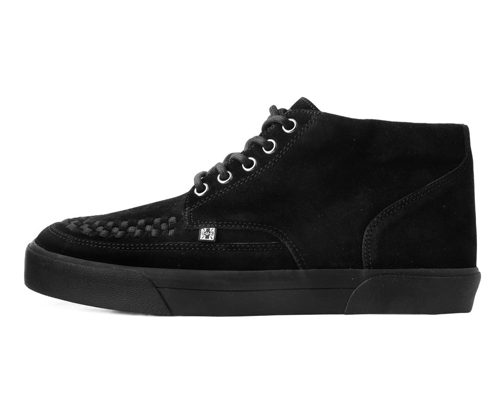 T.U.K. Shoes A3153 Black Suede 5-Eye Sneaker
