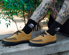 T.U.K. Shoes A3329 Mustard Suede Creeper Sneaker