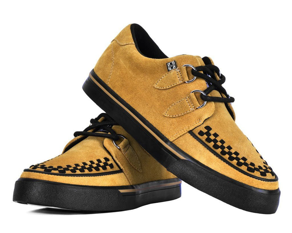 T.U.K. Shoes A3329 Mustard Suede Creeper Sneaker