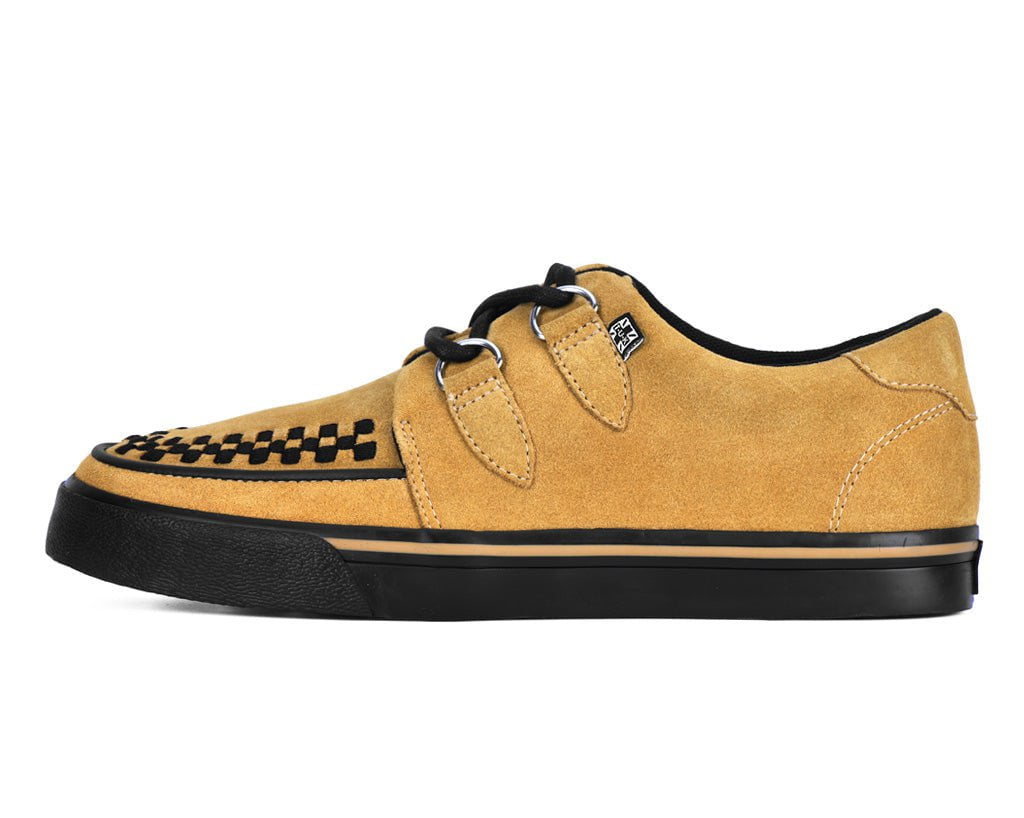 T.U.K. Shoes A3329 Mustard Suede Creeper Sneaker
