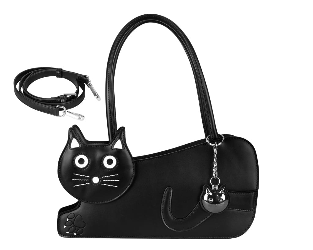 T.U.K. Shoes Black TUKSkin Kitty Handbag