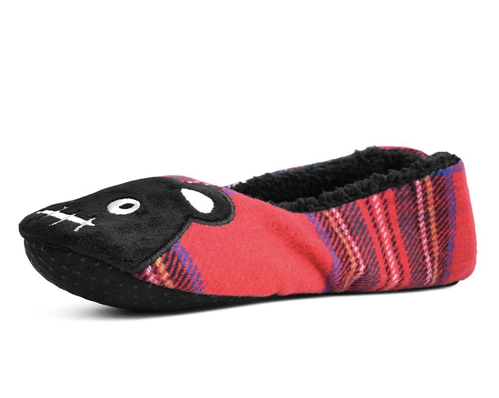T.U.K. Shoes SL05 Tartan Punk Rock Panda Slipper