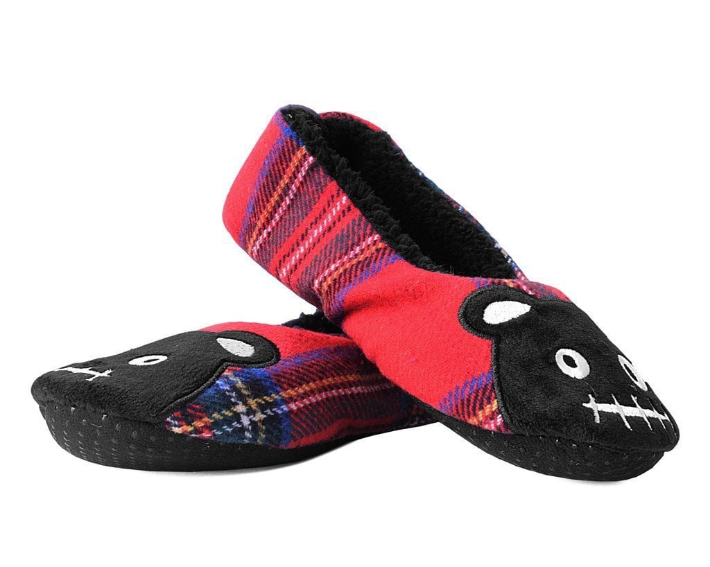 T.U.K. Shoes SL05 Tartan Punk Rock Panda Slipper