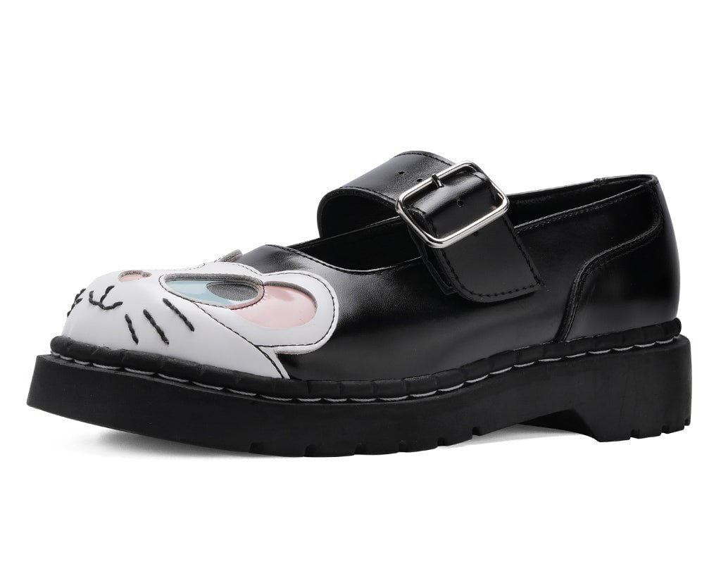 T.U.K. Shoes T2362 Black Mouse Mary Jane